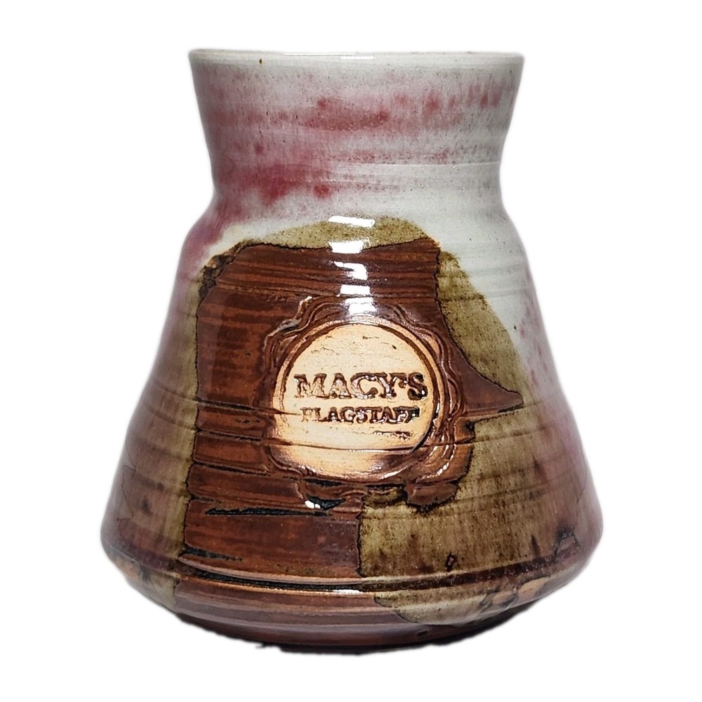 Mark Arnegard Macy's Flagstaff AZ Studio Pottery Mug Signed Handmade Large